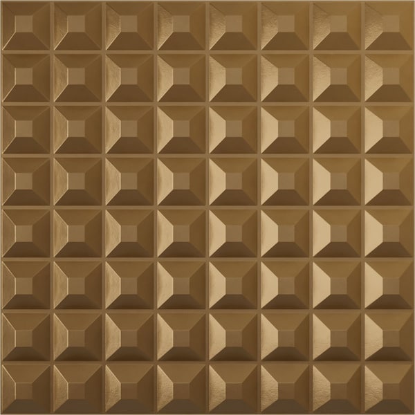 Ekena Millwork 19 5/8in. W x 19 5/8in. H Bradford EnduraWall Decorative 3D Wall Panel Covers 2.67 Sq. Ft. WP20X20BRCGH - main